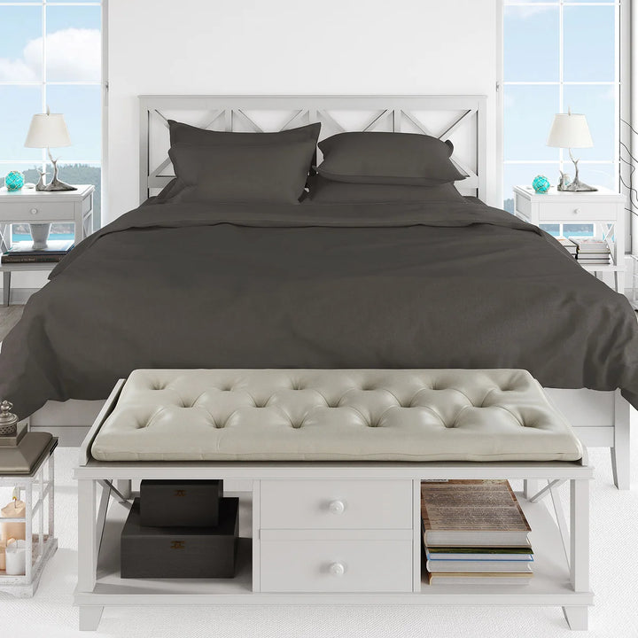 Swiss Collection - Ensemble de draps en coton, 6 pièces