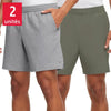 GapFit - Short pour homme, paquet de 2