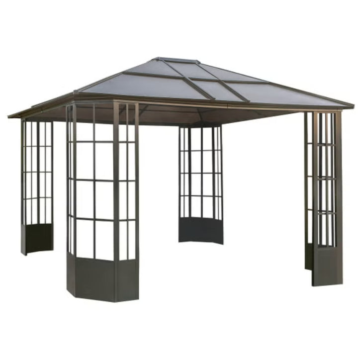 Sojag - Gazebo PC 8mm with nylon mosquito net Savino 12X14 ft