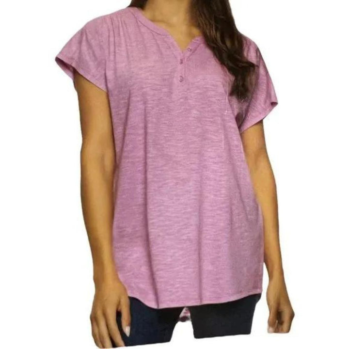 Black Bow Henley T-Shirt