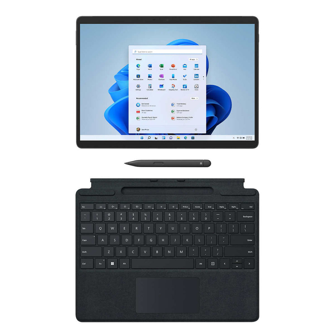Microsoft Surface - Pro 8 Tablet, 13" - Intel Core i5 -1135G7 - 8 GB - 128 GB SSD - Windows 11