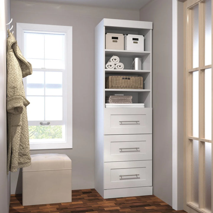 Bestar – Boutique – Unité de rangement de 63,5 cm (25 po) à tiroirs