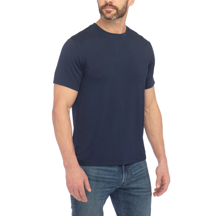 Benson - T-shirt modal à col ras du cou, paquet de 3