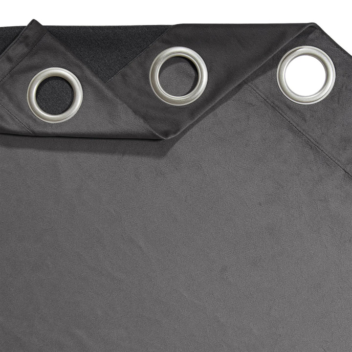 Sun & BLK - Velvet Collection Blackout Curtain Panel, 2 Panels