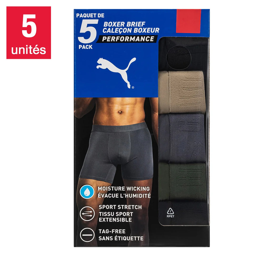Puma - Boxers active, paquet de 5