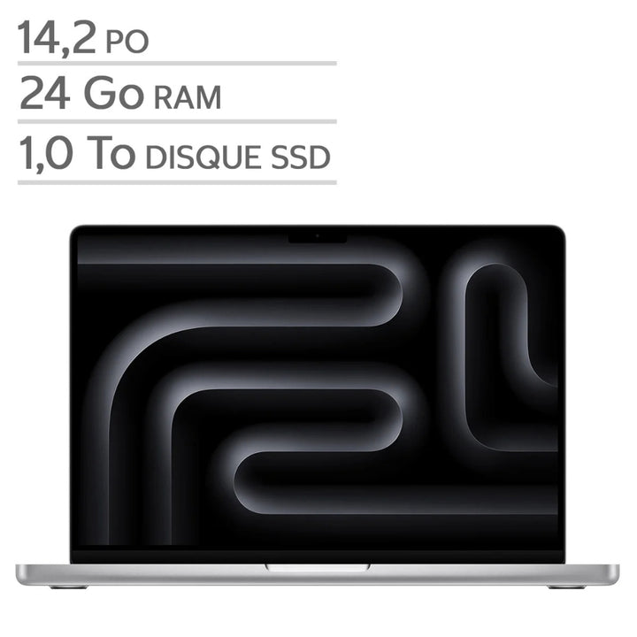 Apple - MacBook Pro de 14,2 po (M4 Pro d'Apple/RAM 24 Go/SSD 512 Go)