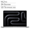 Apple - MacBook Pro de 14,2 po (M4 Pro d'Apple/RAM 24 Go/SSD 512 Go)