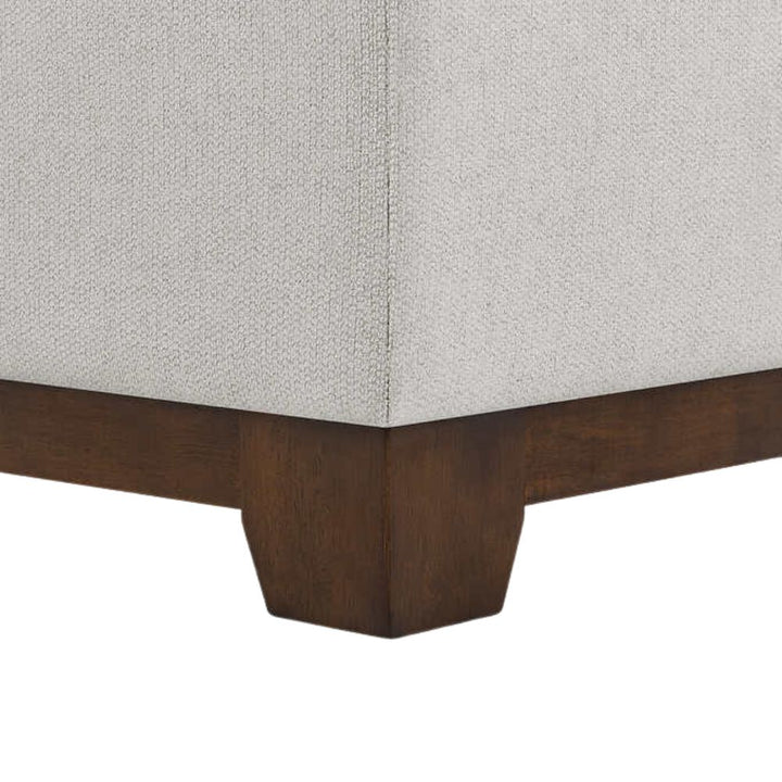 Thomasville - Three Piece Sectional Sofa with Storage Ottoman 