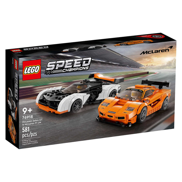 LEGO Champions McLaren Solus GT and McLaren F1 LM 76918