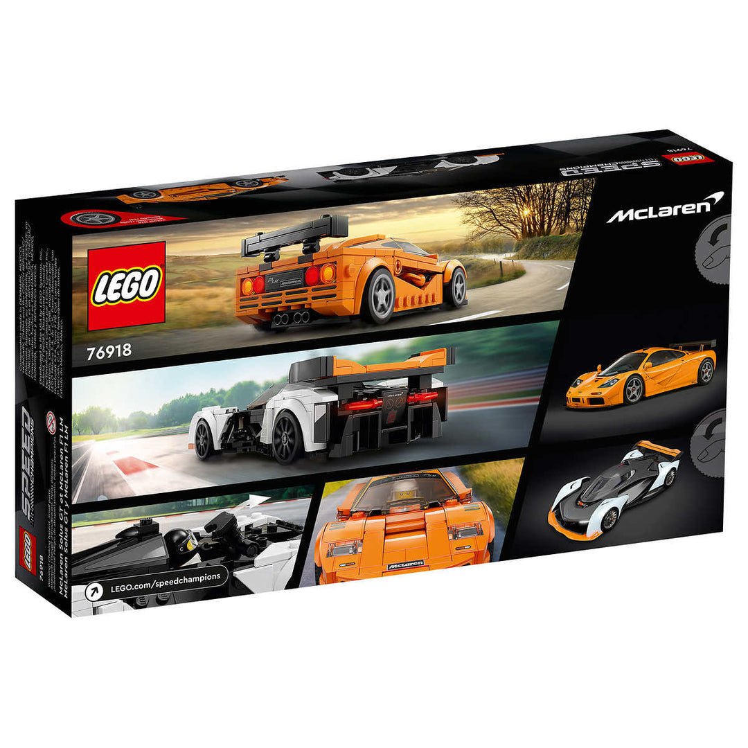 LEGO Champions McLaren Solus GT and McLaren F1 LM 76918