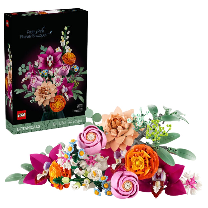 LEGO - Botanicals Joli bouquet de fleurs roses, 10342