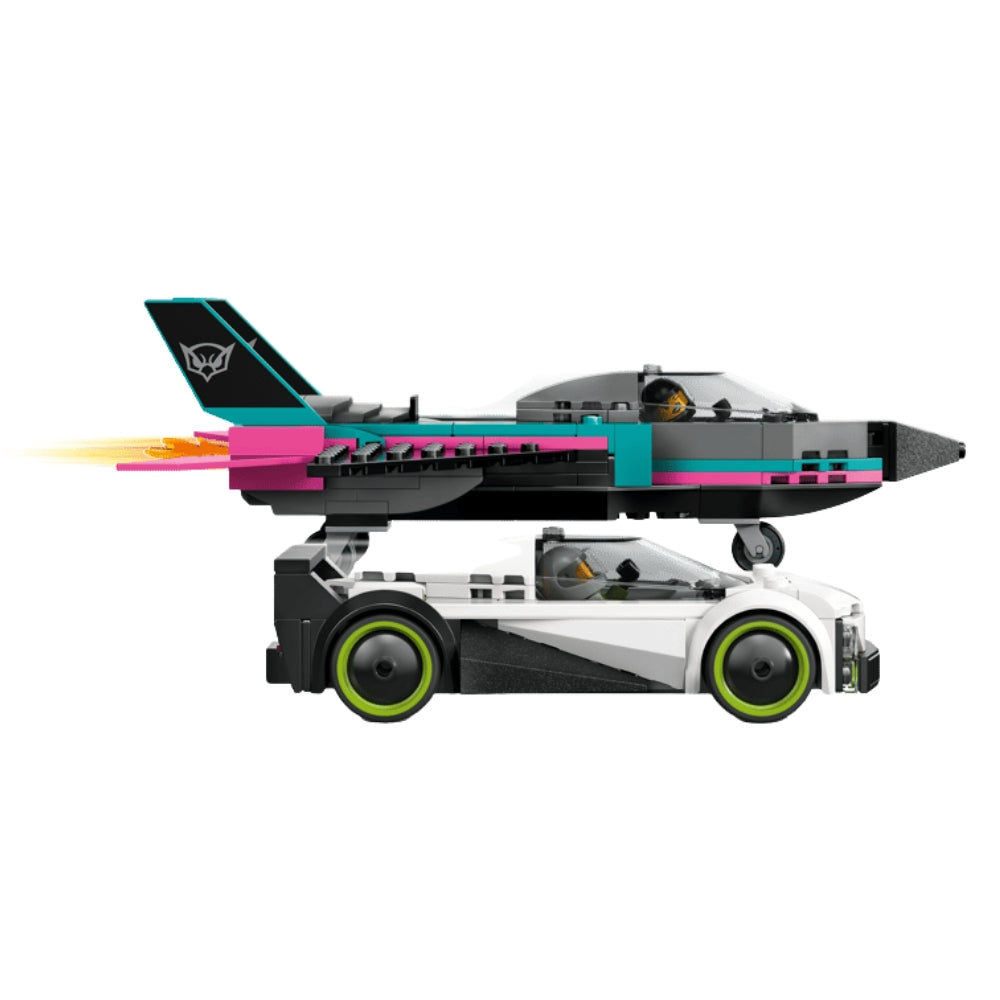 LEGO - L’avion à réaction contre la voiture - 60489