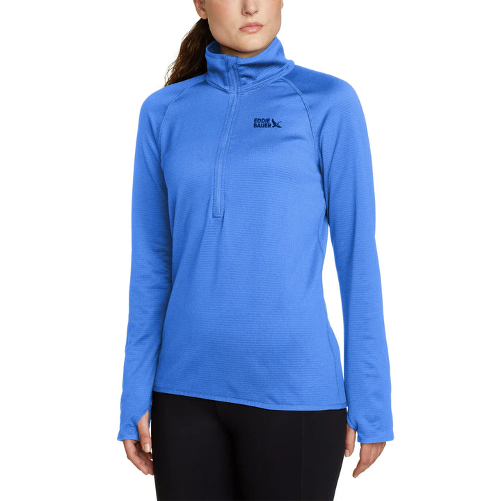 Eddie Bauer - Molleton Activator Grid avec demi-fermeture à glissière