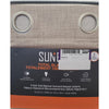SUN+BLK 2-Piece Total Blackout Curtain Panel Set