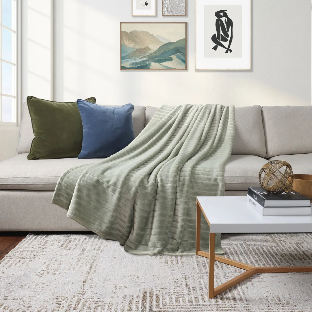 Life Comfort - Jeté texturé surdimensionné