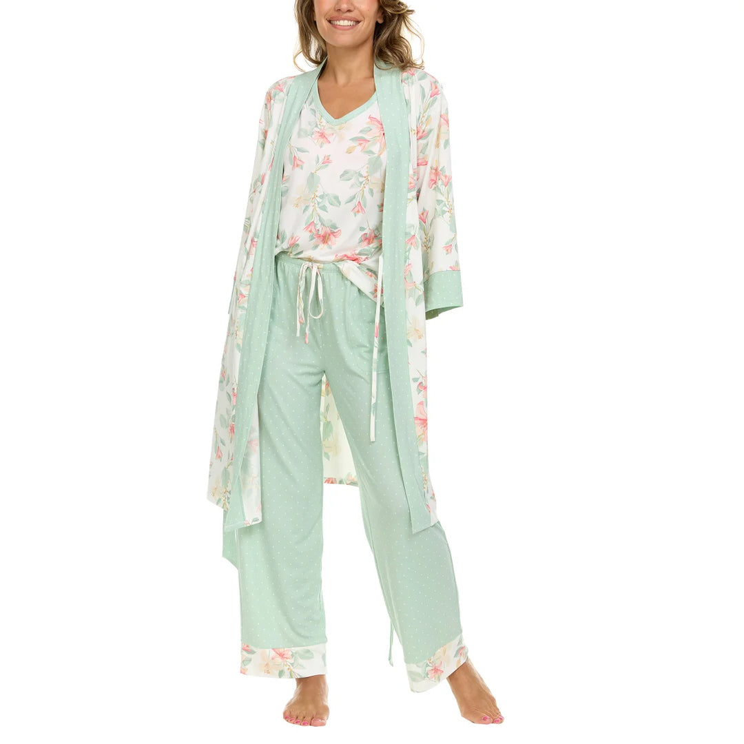 Flora Nikrooz 3-Piece Pajama Set