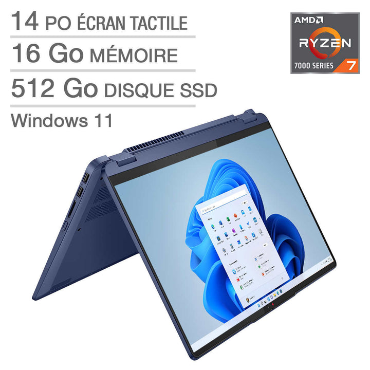 Lenovo - 2-in-1 Laptop, AMD Ryzen 7 7730U, IdeaPad Flex 5