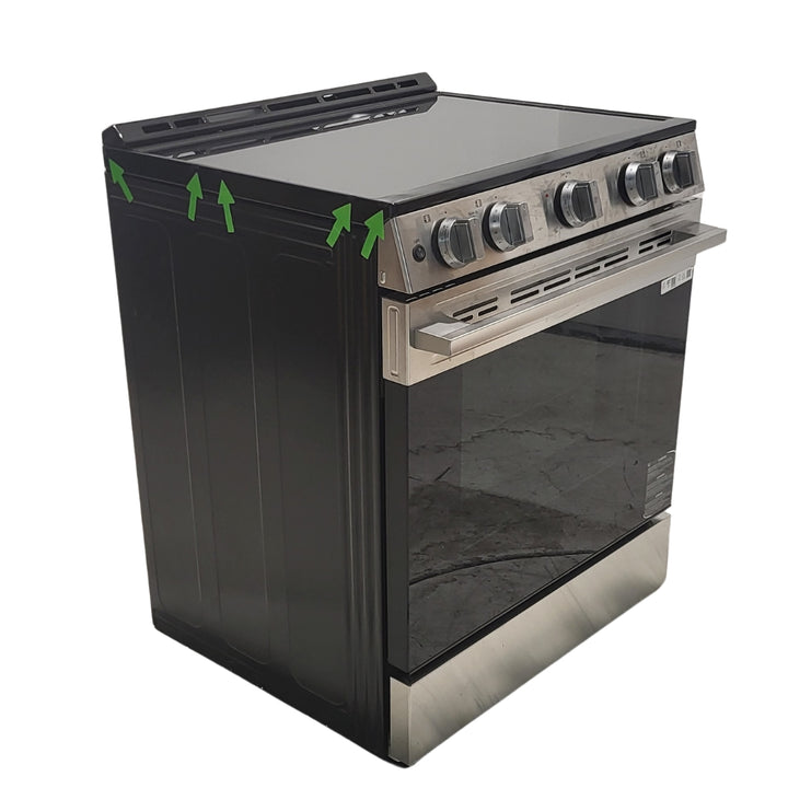 LG - 30 in. slide-in electric range with 6.3 cu. ft.