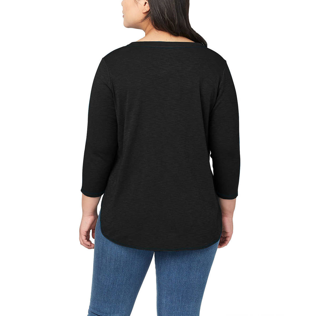 Kirkland Signature - Women's Three-Quarter Sleeve Shirt