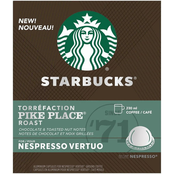 Starbucks - Capsules de café Vertuo Line par Nespresso