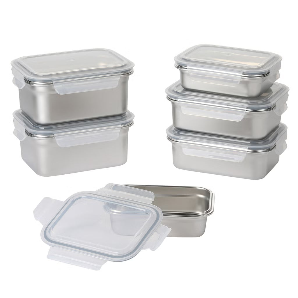 Neoflam - Ensemble de 12 boîtes de conservation alimentaire