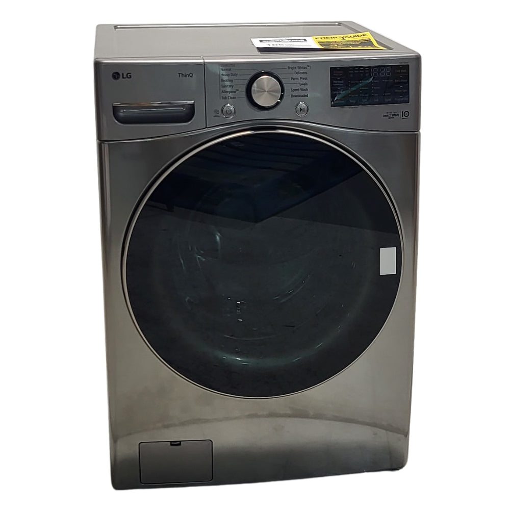 LG - 5.2 cu ft Front Load Steam Washer