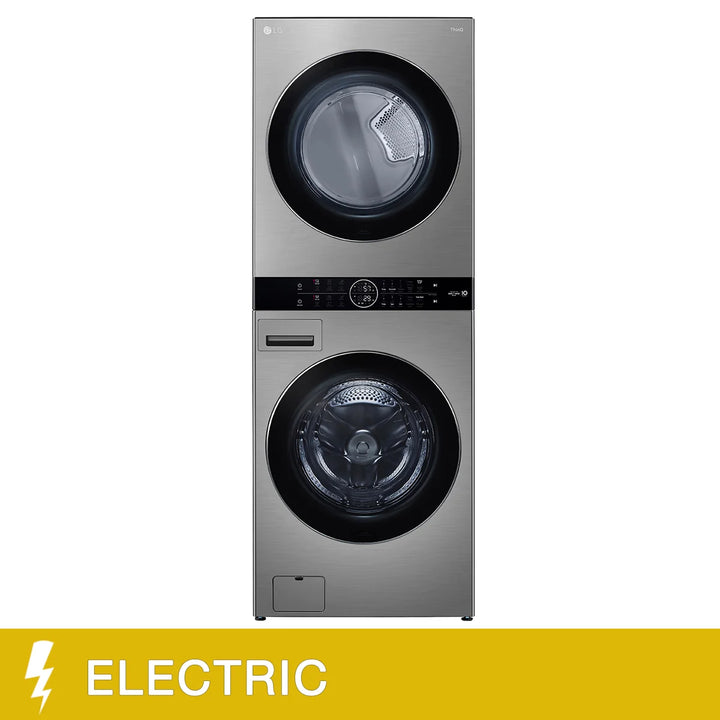 LG Front-Load Washer with Electric Steam Dryer