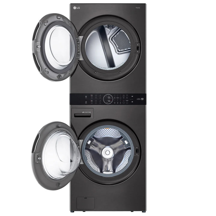 LG Front-Load Washer with Electric Steam Dryer