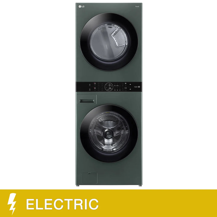 LG Front-Load Washer with Electric Steam Dryer