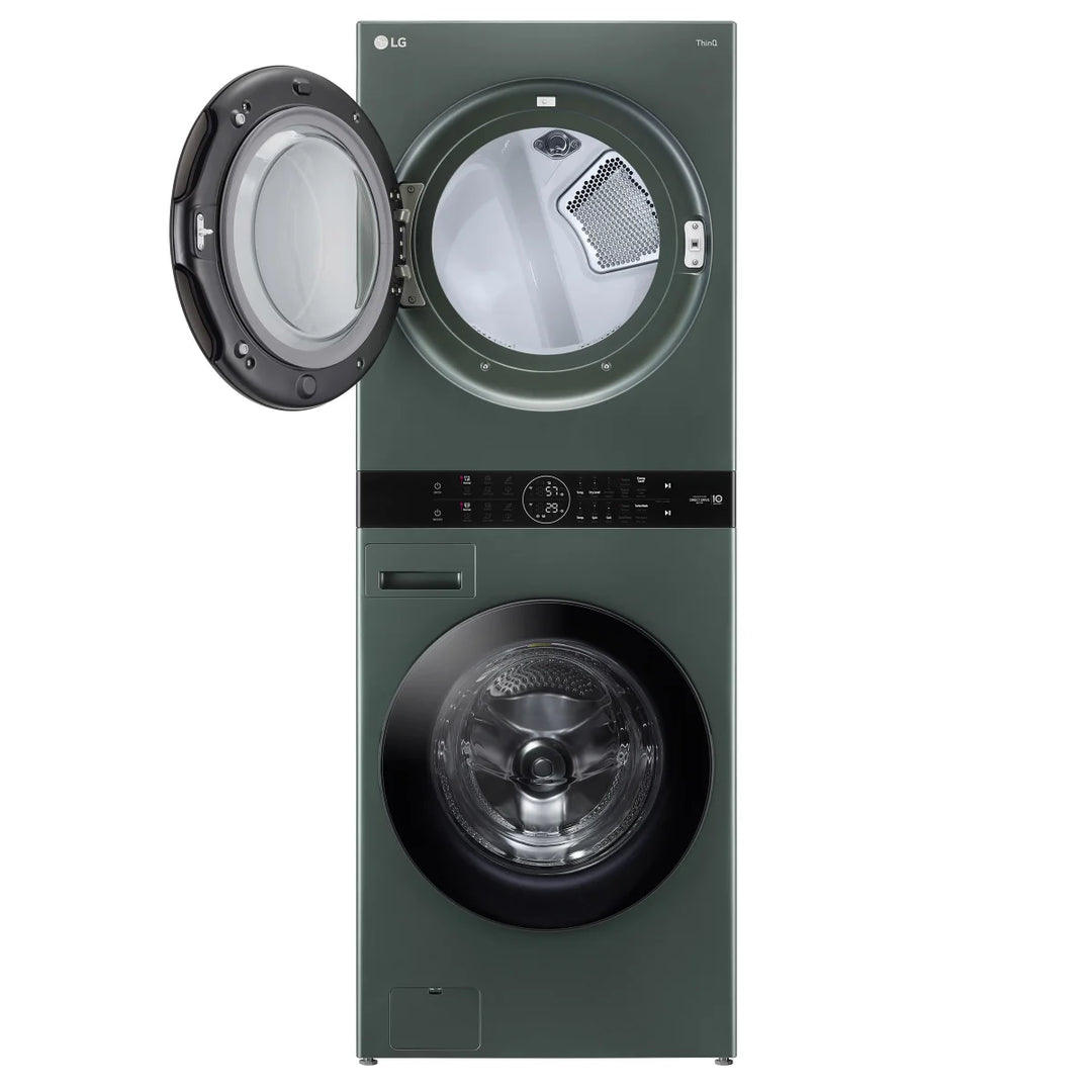 LG Front-Load Washer with Electric Steam Dryer