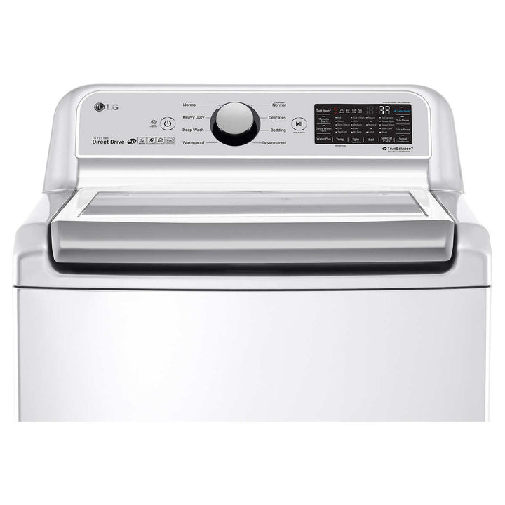 LG - 5.8 cu ft White Top Load Washer