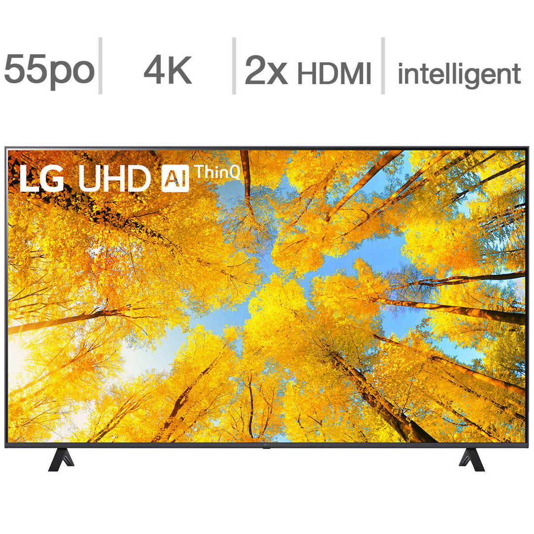 LG - 4K UHD LED LCD TV - 55" class - UQ7590 series - 