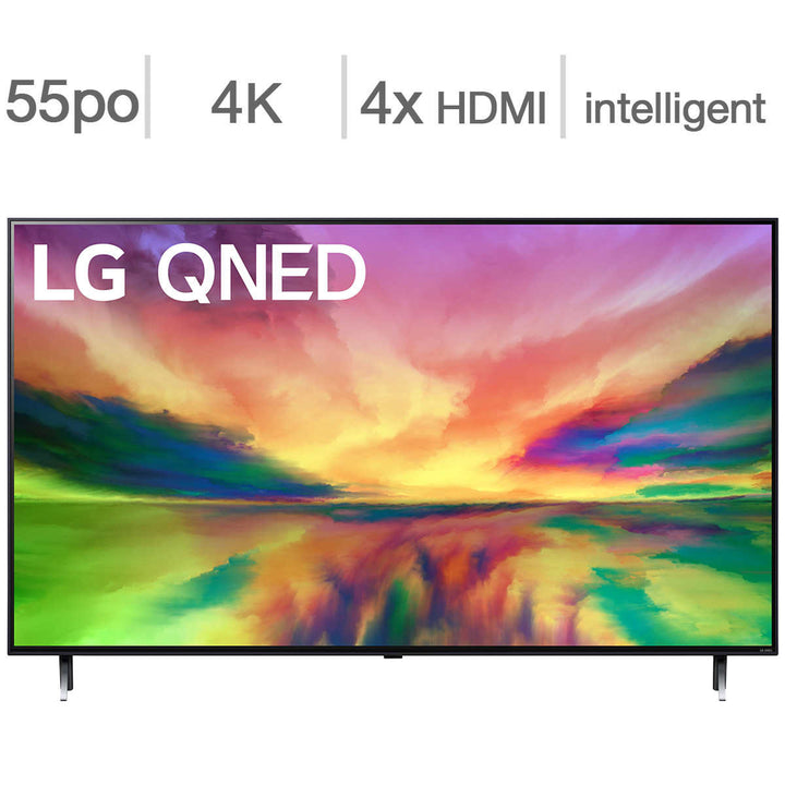 LG - Téléviseur LCD DEL 4K UHD - classe 55 po - série QNED80
