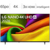 LG - Téléviseur 4K UHD classe 65 po - série NU860