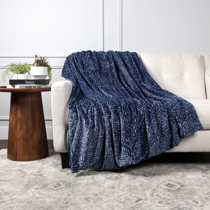 Life Comfort - Jeté douillet avec poche pour les pieds