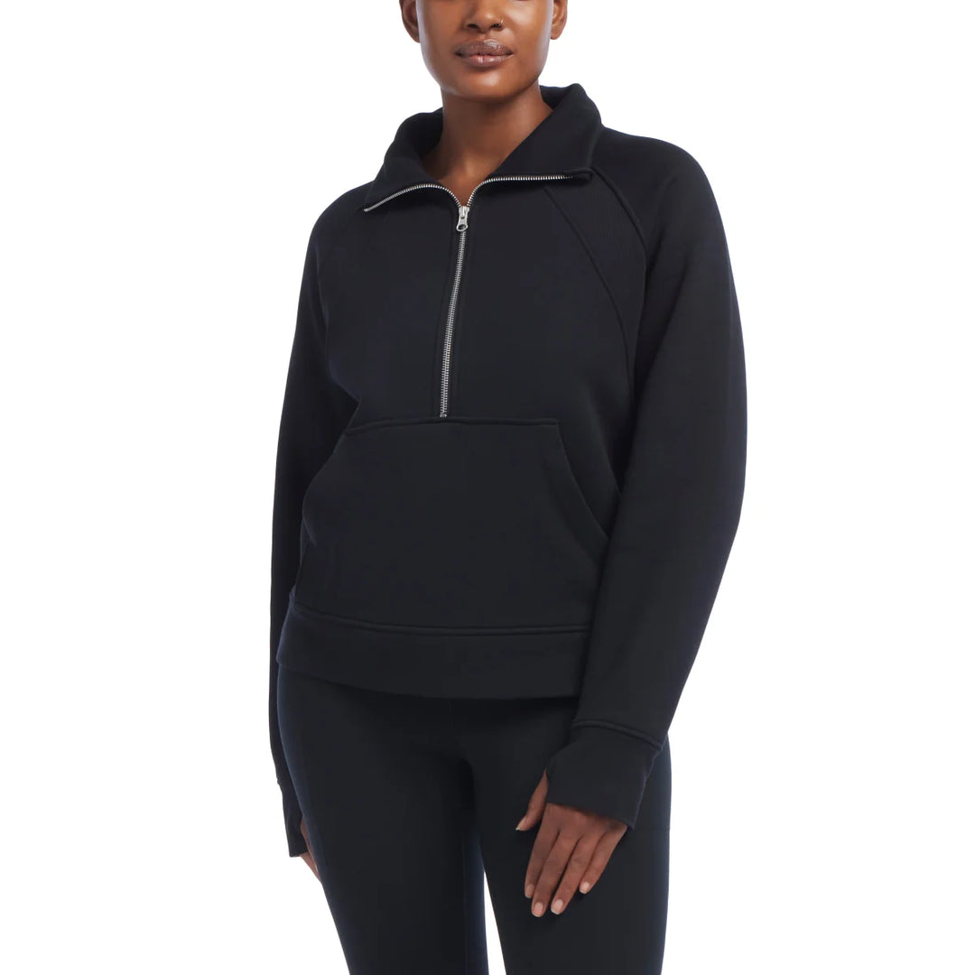 Half Zip Danskin Pullover Hoodie Danskin Half-Zip Funnel Neck