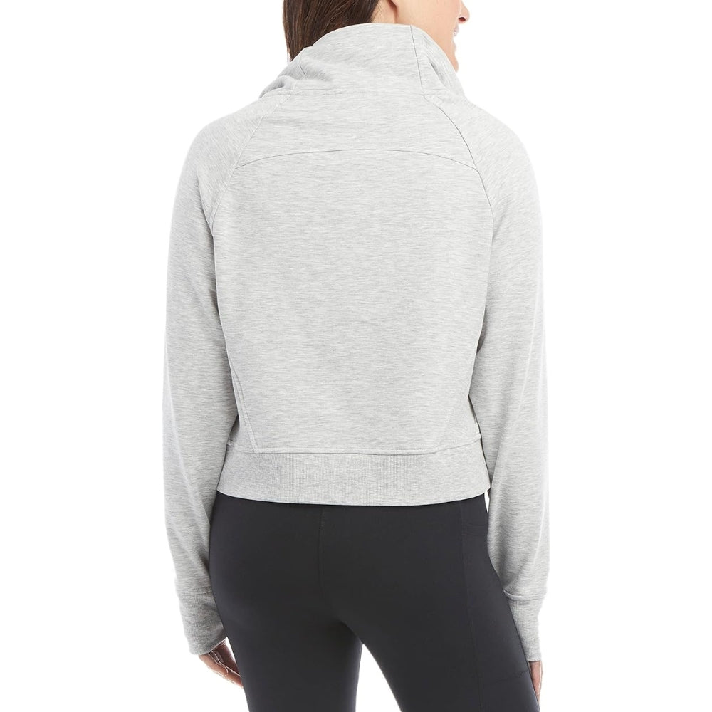 Danskin Half-Zip Funnel Neck Pullover Top