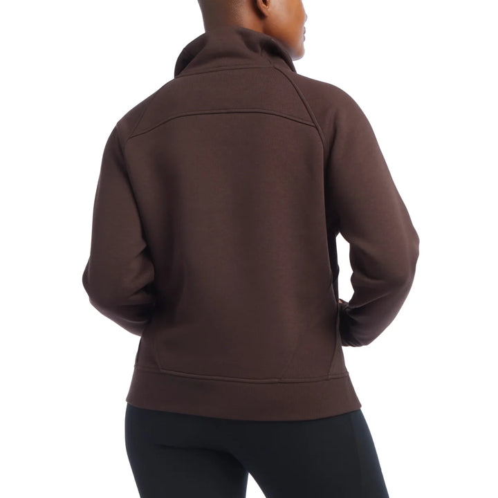Danskin Half-Zip Funnel Neck Pullover Top