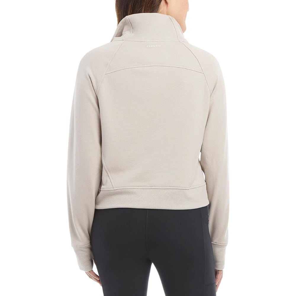 Danskin Half-Zip Funnel Neck Pullover Top