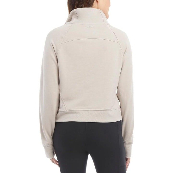 Danskin Half-Zip Funnel Neck Pullover Top
