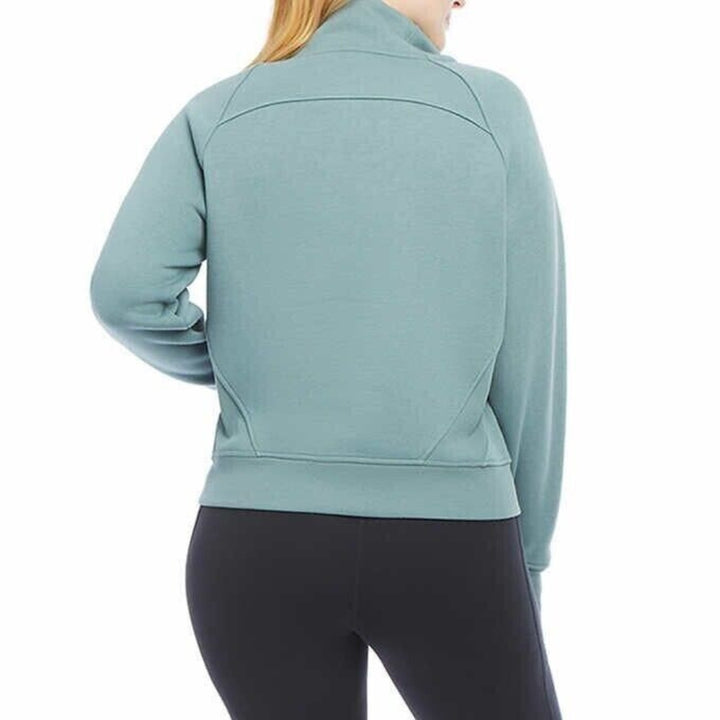 Danskin Half-Zip Funnel Neck Pullover Top