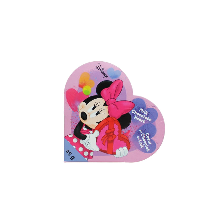 Disney - Boite Mickey et Minnie en forme de cœur au chocolat au lait