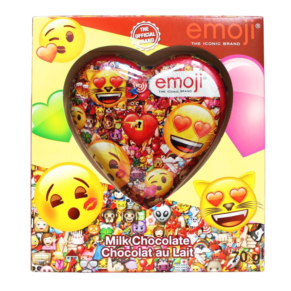 ROYAL - Coeur en chocolat Emoji Saint-Valentin - 70g
