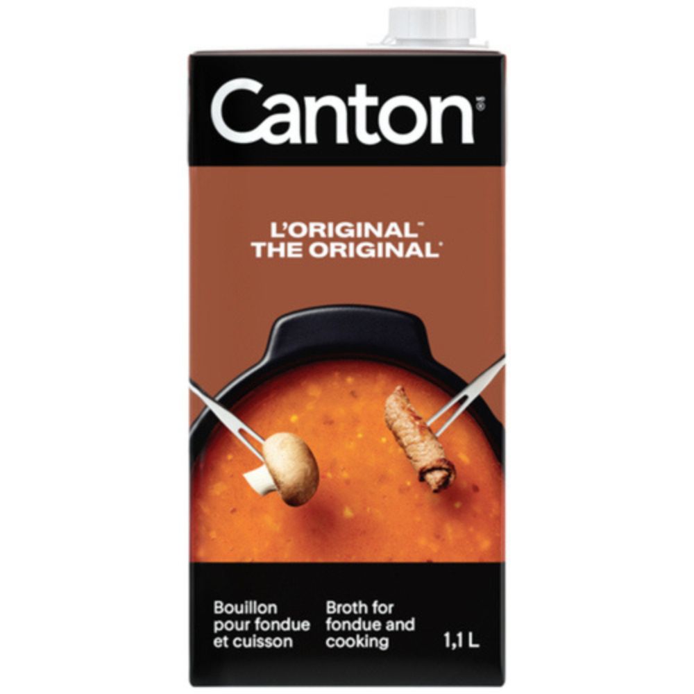 Canton - Bouillon pour Fondue et Cuisine Original 1,1 L