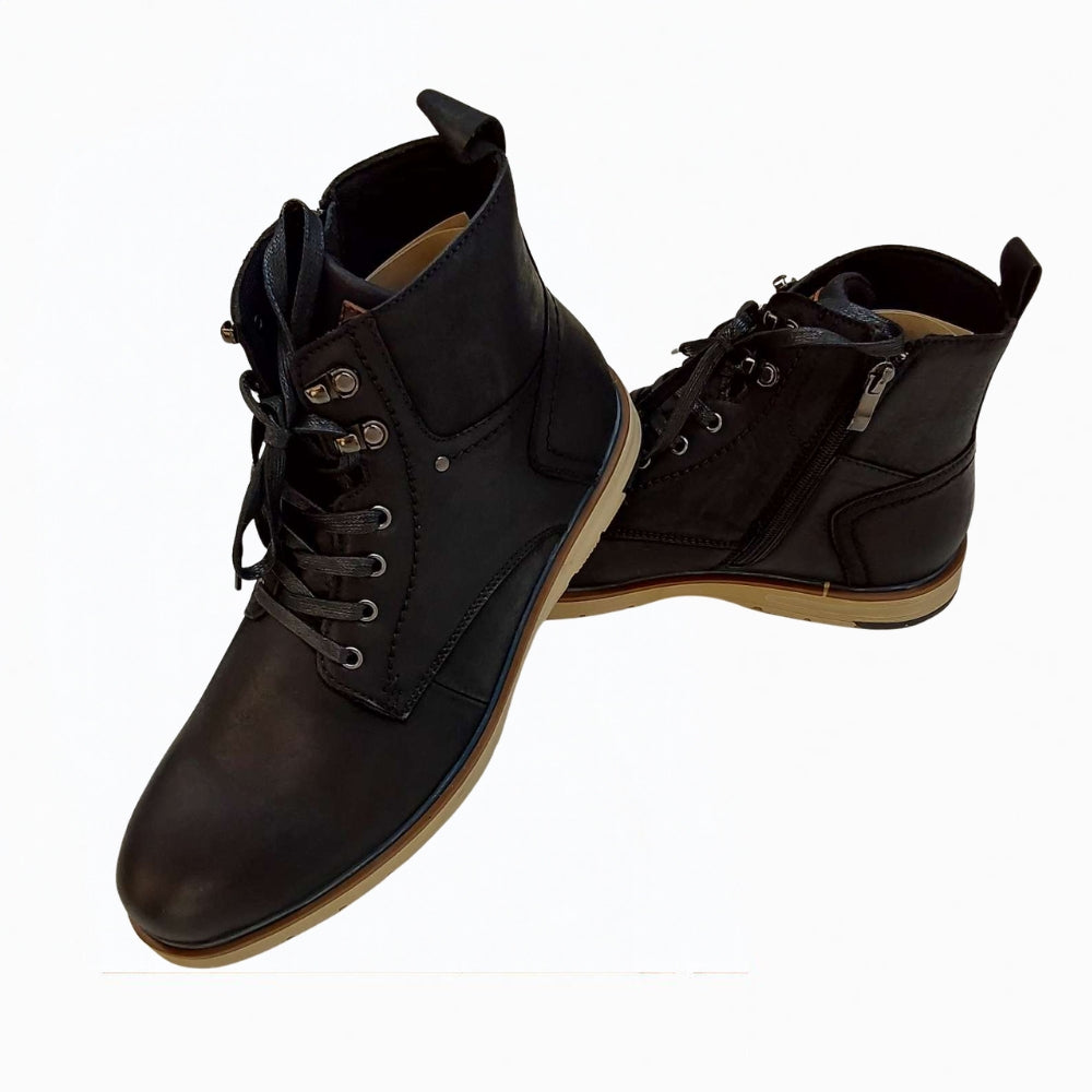 English Laundry Perry - Bottes en cuir à lacets et fermeture éclair