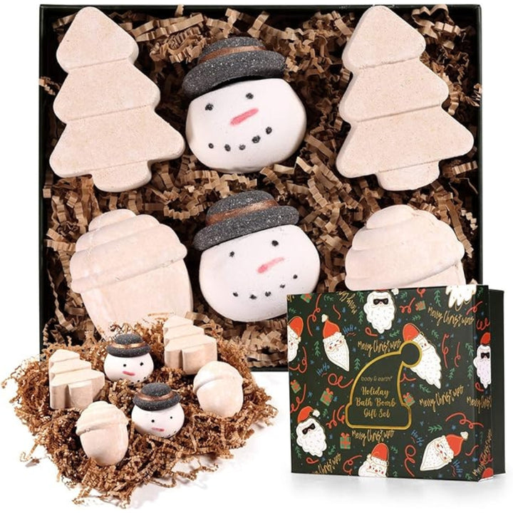 Body & Earth 6-Piece Bath Bomb Gift Set