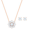 Swarovski - Ensemble de soleil pendentif et boucles d'oreilles, 5492282