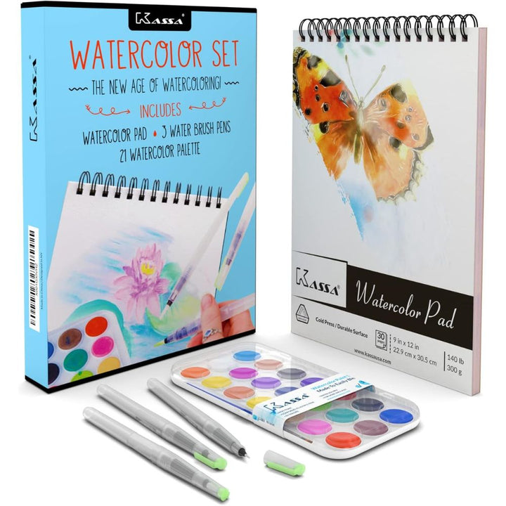 Kassa Beginner Watercolor Set