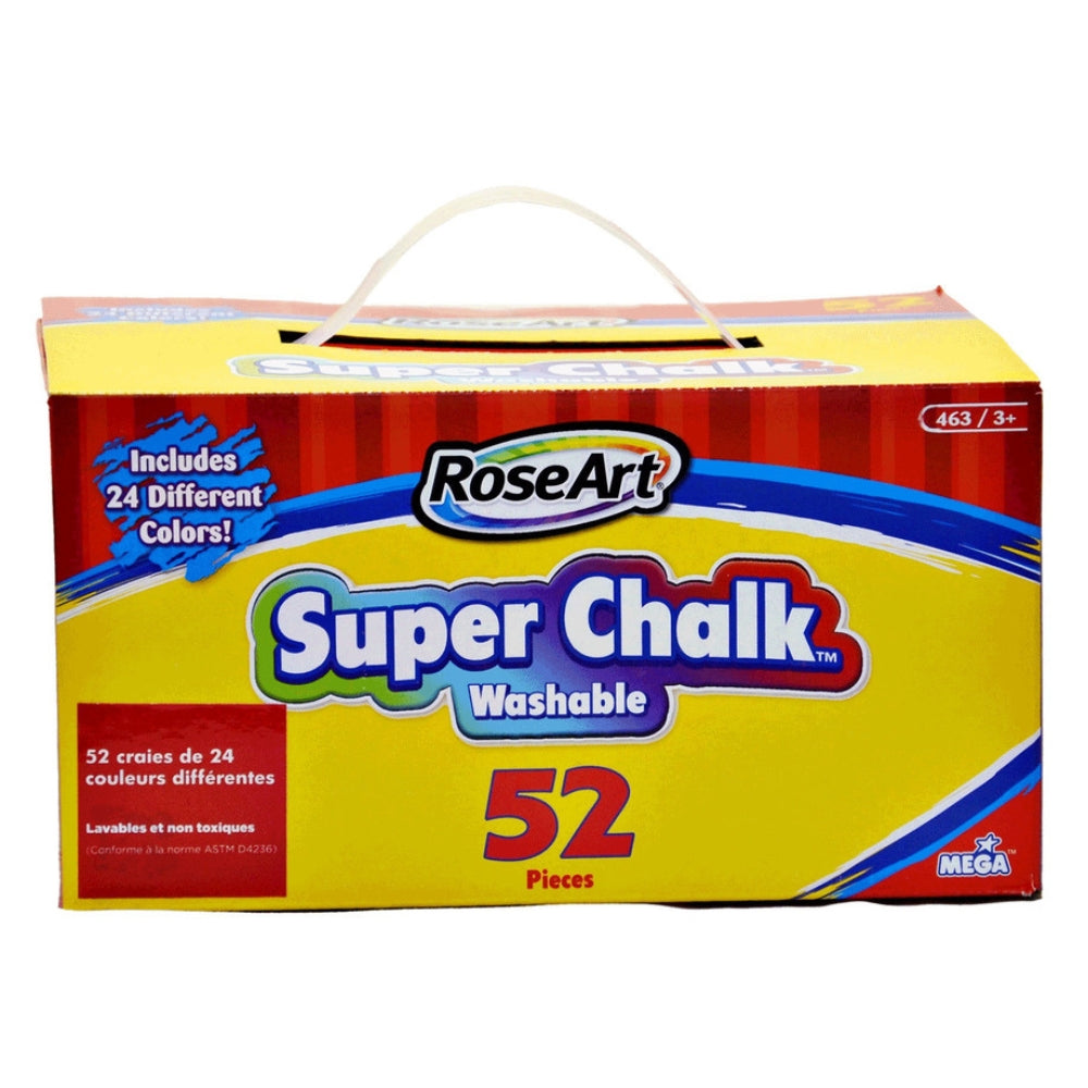 RoseArt - Craie lavable Super Crak, paquet de 52