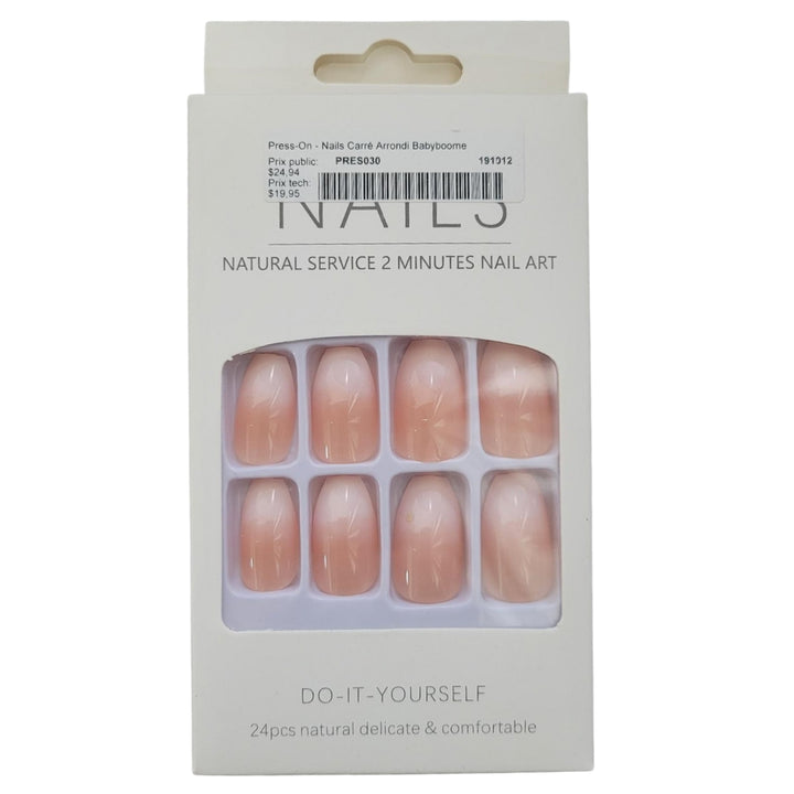 Press-On - Assortiment de faux ongle, 24 pièces